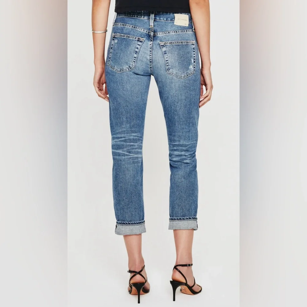 AG Denim Slouchy Slim Fit Ex-Boyfriend Slim in Size 32R New - Picture 7 of 8